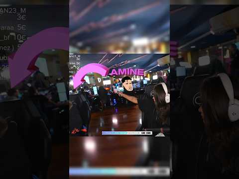 Tatiana tire sur Amine #amine #viral #streamforhumanity