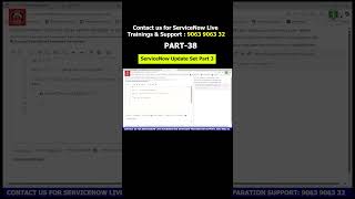PART - 38 | ServiceNow Update Set
