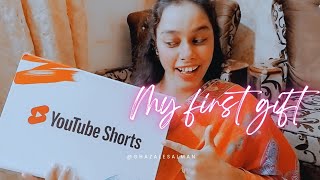My Second Achievement😁 #youtube #viralvideo #youtubegift