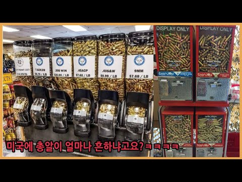 미국 길가에 왜 이렇게 탄피가 많이 보이냐고요?