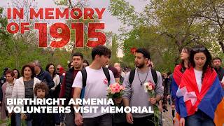 In Memory of 1915 | Armenian Volunteers Visiting Genocide Memorial