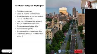 BU MS in Nutrition + Massachusetts General Hospital Dietetic Internship