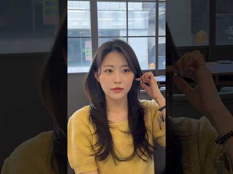 중안부가 길어 보이세요? #헤어스타일 #뷰티 #kbeauty #hairstyle #레이어드컷 #레이어드펌
