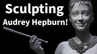 Watch Me Sculpt Audrey Hepburn! Iconic 'Breakfast at Tiffany's' Figurine in 3D