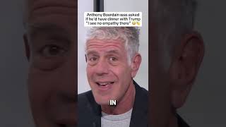 Anthony Bourdain SLAMS Donald Trump #anthonybourdain #trump #democrat