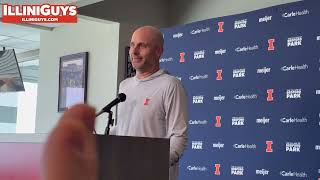 Illinois Off. Coordinator Barry Lunney Jr. Pre-Week 3 vs. SIU Media Conference - Sept. 14, 2026