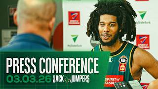 Scott Roth & Tyger Campbell talk before our Play In game against United | 03.03.26