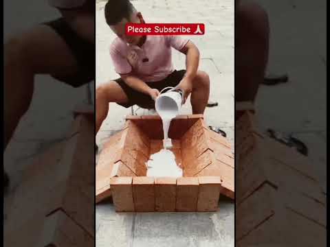 "दिमाग हिला देगा ये जुगाड़! बिना सीमेंट के बनाया अनोखा निर्माण 😲🔥 Satisfying Brick Art#ajmalansari999