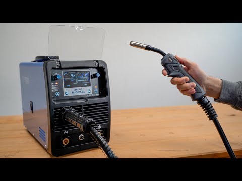 MIG / MAG welding machine - IPOTOOLS MIG 250S (Unboxing and Test)