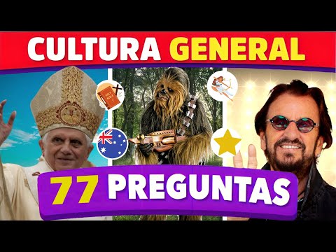 77 PREGUNTAS de CULTURA GENERAL 😎🧠✅