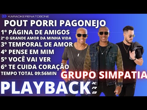 POUT PORRI PAGONEJO – GRUPO SIMPATIA – PLAYBACK DEMONSTRAÇÃO