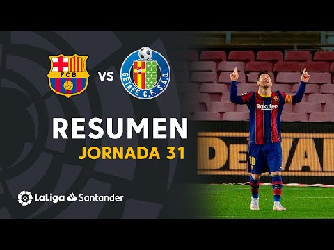 Resumen De Fc Barcelona Vs Getafe Cf 5 2