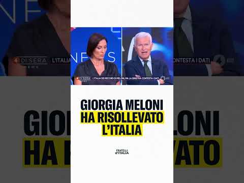Conti pubblici in ordine, spread scende, Borsa in crescita e Pil in aumento: Solidità Governo Meloni