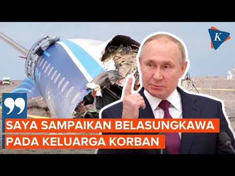 Pesawat Azerbaijan Jatuh di Kazakhstan, Putin Ikut Berduka