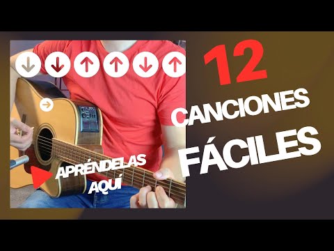 12 canciones fáciles para tocar en guitarra