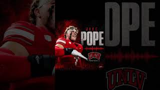 DB Jake Pope post #UNLVFB Spring Game
