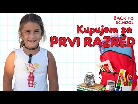 Djina kupuje pribor za prvi razred - Kupijemo u Kenguru - Back to school shopping