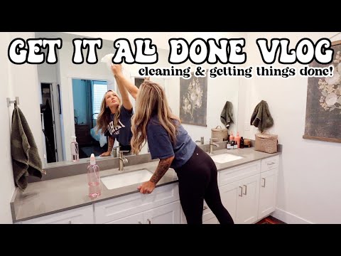 GET IT ALL DONE VLOG // cleaning and getting things done!