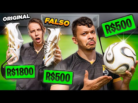 SERÁ QUE A CHUTEIRA FALSA É BOA IGUAL A ORIGINAL?? (R$1800 x R$500)