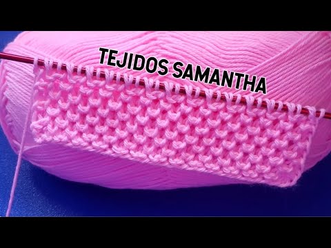 HERMOSO PATRÓN💝 PARA TEJER CHOMPAS CHALECOS SUÉTER A DOS AGUJAS  / TEJIDOS SAMANTHA  #tejedoras