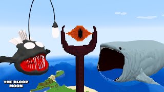 SURVIVING FROM THE BLOOP AND THAT'S NO MOON COMBO in Minecraft - Gameplay - Coffin Meme