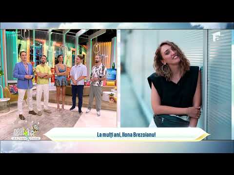 Neatza te deșteaptă... de ziua ta! La mulți ani, Ilona Brezoianu!