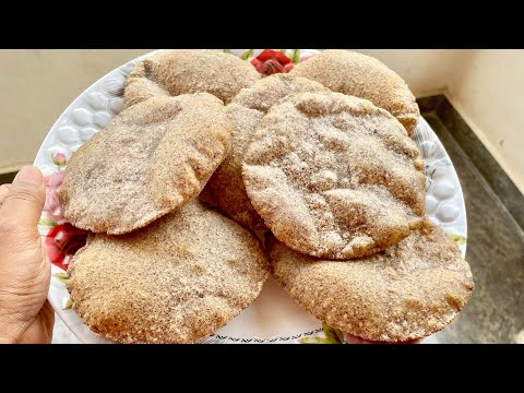 Ragi puri recipe |healthy recipe full of calcium breakfast recipe | easy and quick recipe