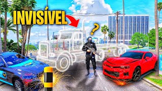 TROLEI os PLAYERS FECHANDO a RUA com CAMINHÃO INIVISÍVEL👻🤣  | GTA RP