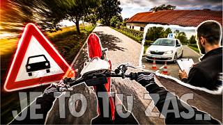 MUSÍM DĚLAT ZNOVU AUTOŠKOLU NA MOTORKU!!