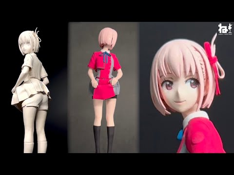 【リコリス・リコイル】千束作ってみた！   |   【Lycoris Recoil】 Chisato  Nishikigi - Sculpting Figures