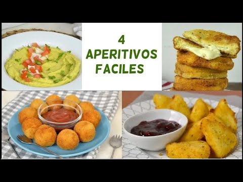 4 Aperitivos fáciles para UN VERANO PERFECTO | Recetas para verano