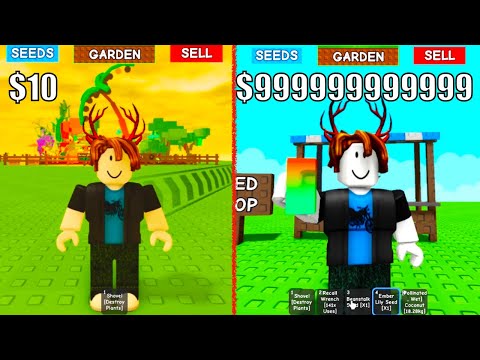 Noob to Billionaire PALDO in Grow a Garden Roblox