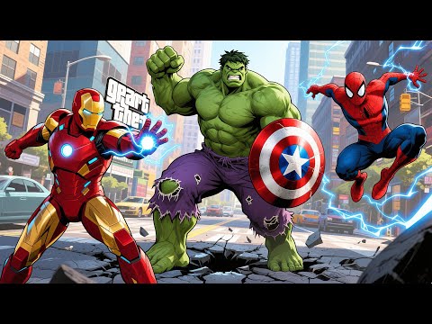 GTA 5 SUPERHEROES GAME ANIMATION COMPILATION Ep.7
