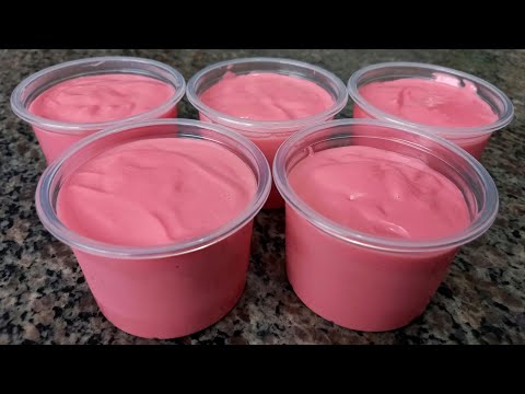 MOUSSE DE MORANGO COM SUCO TANG - FÁCIL E RÁPIDO