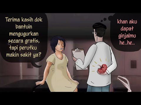 Dokter Setan - suka bantu gratisan ternyata ambil ginjal #HORORMISTERI | Animasi Kartun Hantu