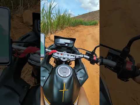 Metendo marcha de XRE 300 pela estrada de barro cortando o canavial - OLHA ONDE O GPS ME LEVOU 🔥