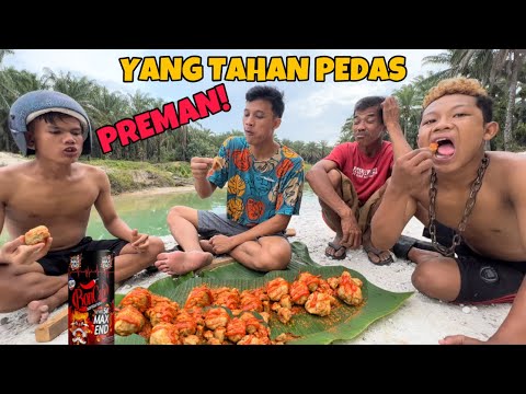 Masak Bakso Dipinggir Sungai Dengan Bon Cabai Level 50 Bersema Preman Kecil Dan Preman Kampung!