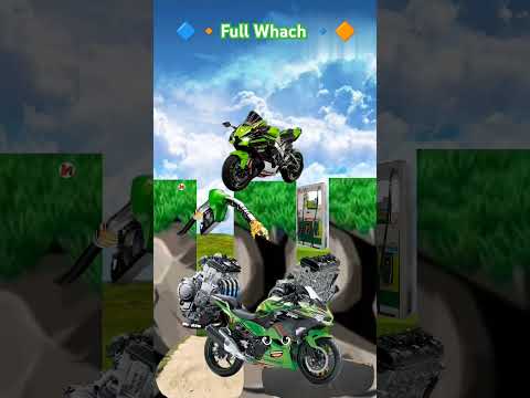 Kawasaki Ninja Bike শেষ পর্যন্ত কার হবে।।Sorts || Animation || Ytshort Kawasaki Ninga || Bike Lovers