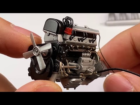 Man Builds CLASSIC Mercedes-Benz in Miniature in 5 Months | 300SL GULLWING by @A4Garage