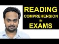 Strategies for Effective Reading Comprehension in Exams