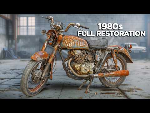 Full Restoration of 50 years Old Honda 175cc