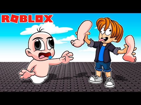 ME ROBARON LAS PARTES DE MI CUERPO 😭BEBE NOOB Collect the body en Roblox
