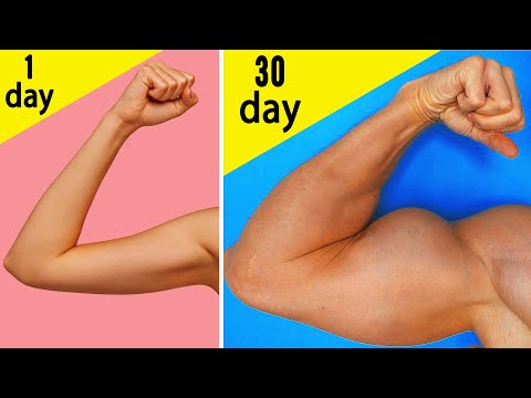 How to Pump up your ARMS in 30 days? Hand Exercises | Workout at Home With Equipment