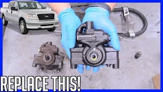 How to Replace Power Steering Pump | 2004-2008 Ford F-150 5.4L V8