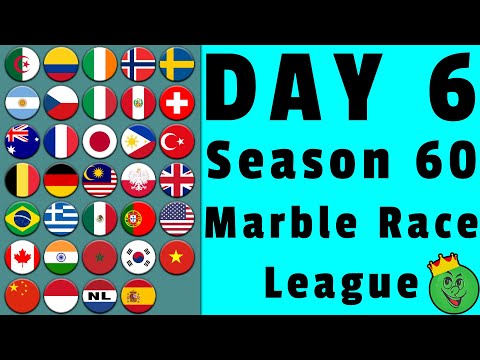 Marble Race League Season 60 Day 6 Marble Race / Marble Race King