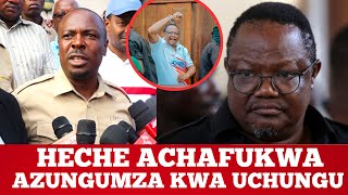HECHA AZUNGUMZA KWA UCHUNGU ''WAKITAKA WANIKAMATE NA MIMI WANIFUNGE ILA HATUWEZI KUHAMA NCHI''