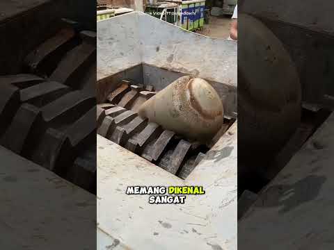 Kekuatan Mesin Shredding Mengahcurkan Benda