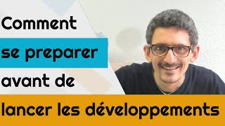 Startup, Bien se préparer avant de lancer les développements