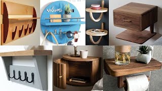 Wall mounted wood furniture ideas and wood décor ideas to revamp your living spaces