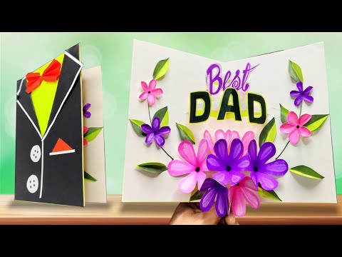 DIY Father's Day Greeting Card | Beautiful Handmade Greeting Card